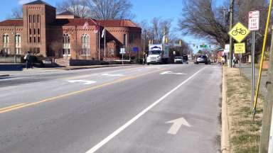 road diet on Oberlin Rd