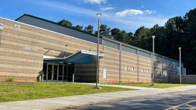 the exterior of Laurel Hills community center