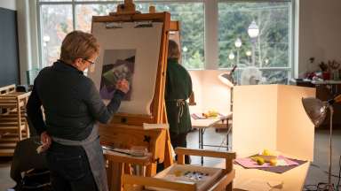 Pullen Arts Center Painting Class