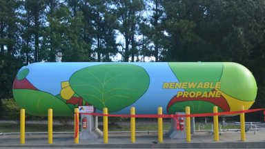 Renewable propane tank