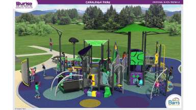 rendering of caraleigh playground