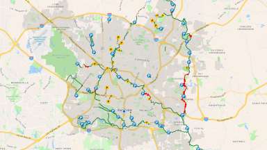 Capital Area Greenway Explorer Map