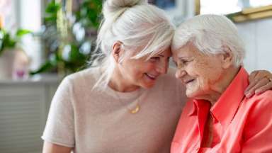 elder and family member