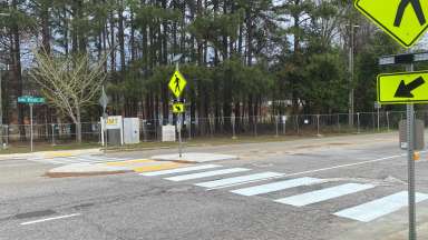 New Flashing Beacon Improves Pedestrian Safety at Lake Wheeler