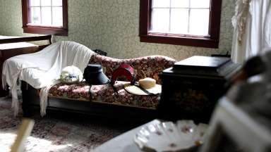 a old timey couch