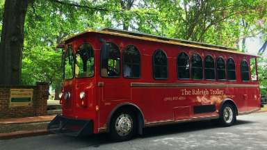 Trolley at Mordecai Park