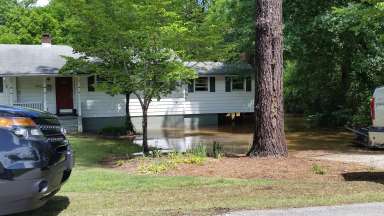 Flood Water at House