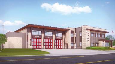 Rendering for Fire Station 15