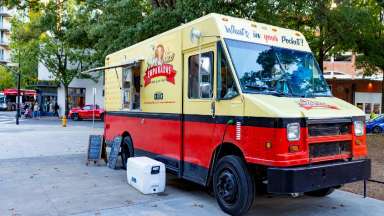 a truck that sells food