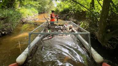 Marsh Creek Trash Trap