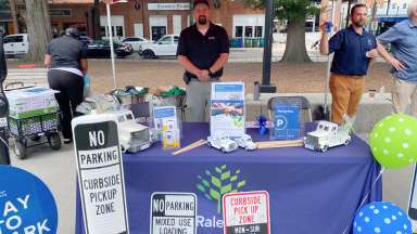 Raleigh Parking pop-up event