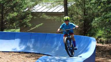 bike pumptrack at raleigh park