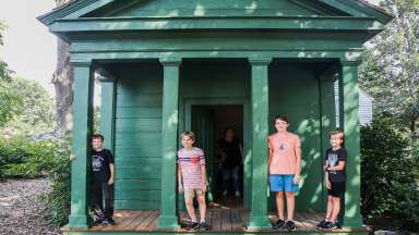 kids on a mordecai tour