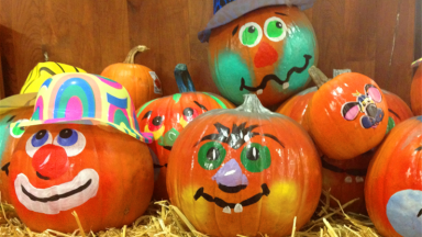 painted pumpkins for halloween