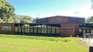 front of lions park building