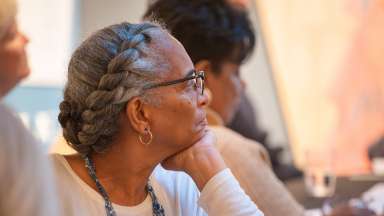 a person paying close attention