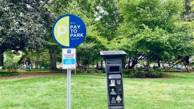 parking meter at Nash Square