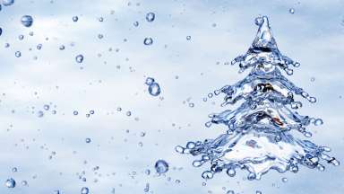 Water Holiday Christmas Tree