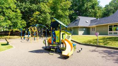 a picture of a playground