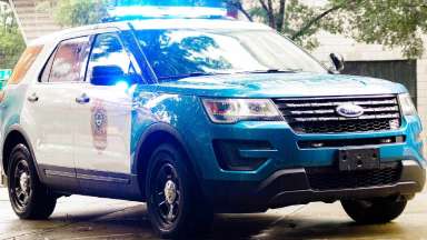 A Raleigh police cruiser