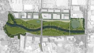 Design Impact Grant - Midtown Rendered Topdown View of Improements