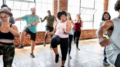 zumba and dance workout class