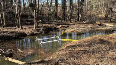 Lake Johnson Trash Trap