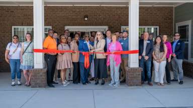 Birch &amp; Branch Ribbon Cutting