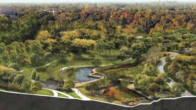 Arial rendering of Rocky Branch