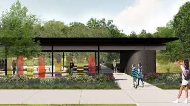 a rendering of the future Bailey Drive Gateway