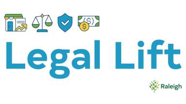 Text graphic that says Legal Lift