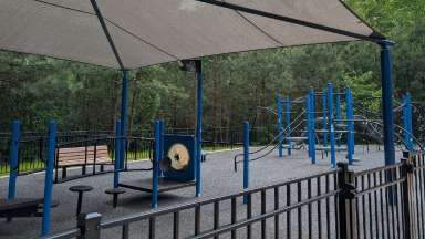 new playground at leesville