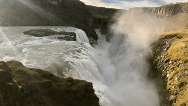 An image of the scenery in Iceland