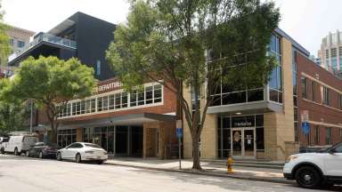 Raleigh Police Headquarters along Hargett Street