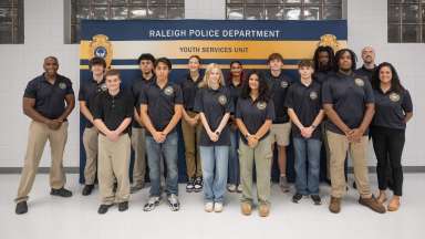 Raleigh Police youth cadets