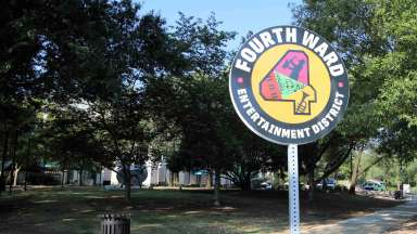 sign indicating fourth ward