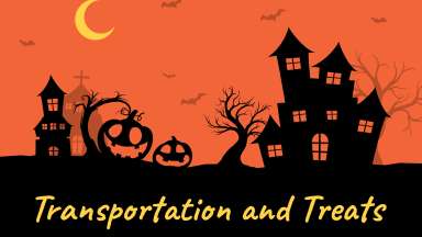Transportation and Treats background image