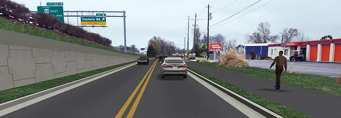 Yonkers Road design drawing