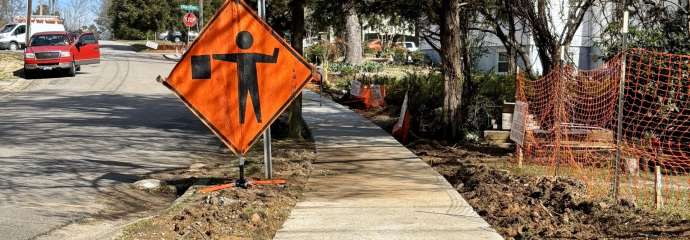 Brighton Road construction