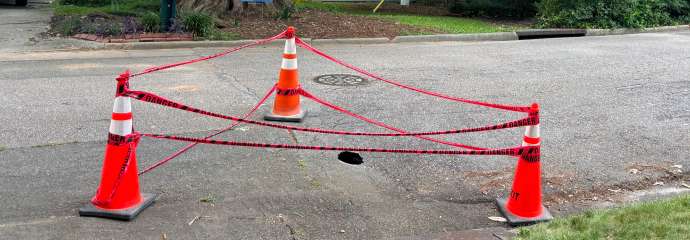 Dundar Road Sink Hole