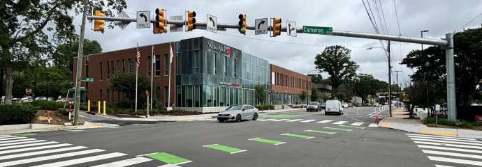 oberlin road streetscape
