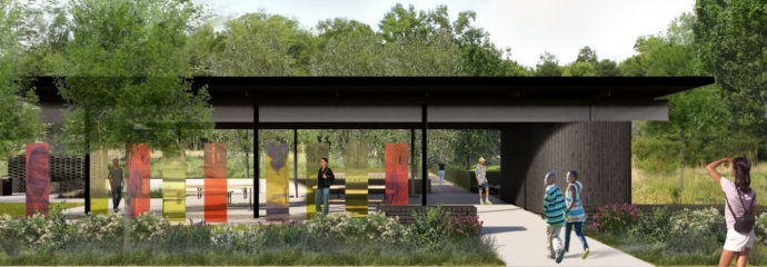 Rendering of the new gateway