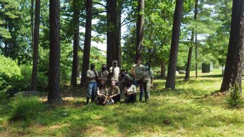 Group picture of the Youth Conservation Corps