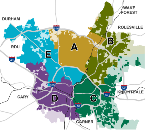 Redistricting - Current District Map 2021