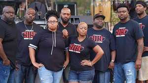 a picture of the members of the project 919 band standing together