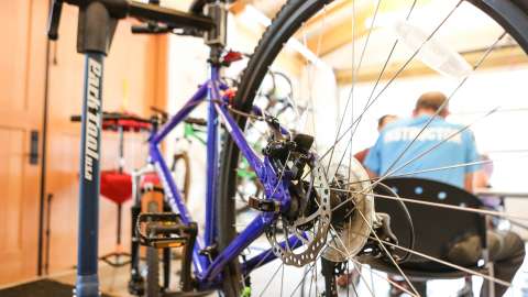 close up image of bicycle chains and petal