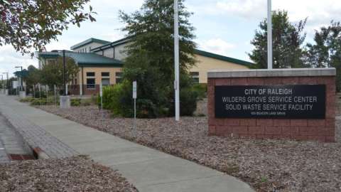 Wilders Grove Solid Waste Services Facility, which has platinum-level LEED certification