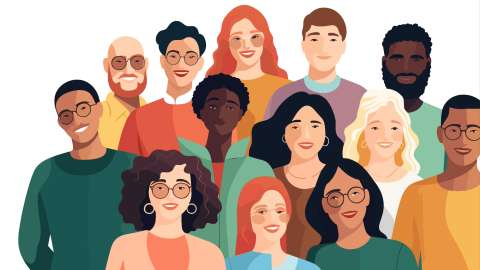 Illustration of diverse individuals