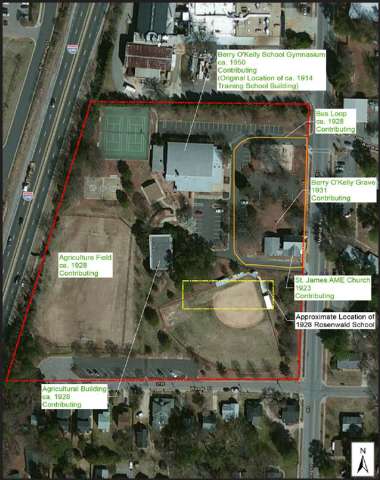 Berry O'Kelly NRHD Map