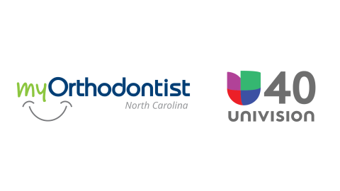 Univision and My Orthodontist NC logos